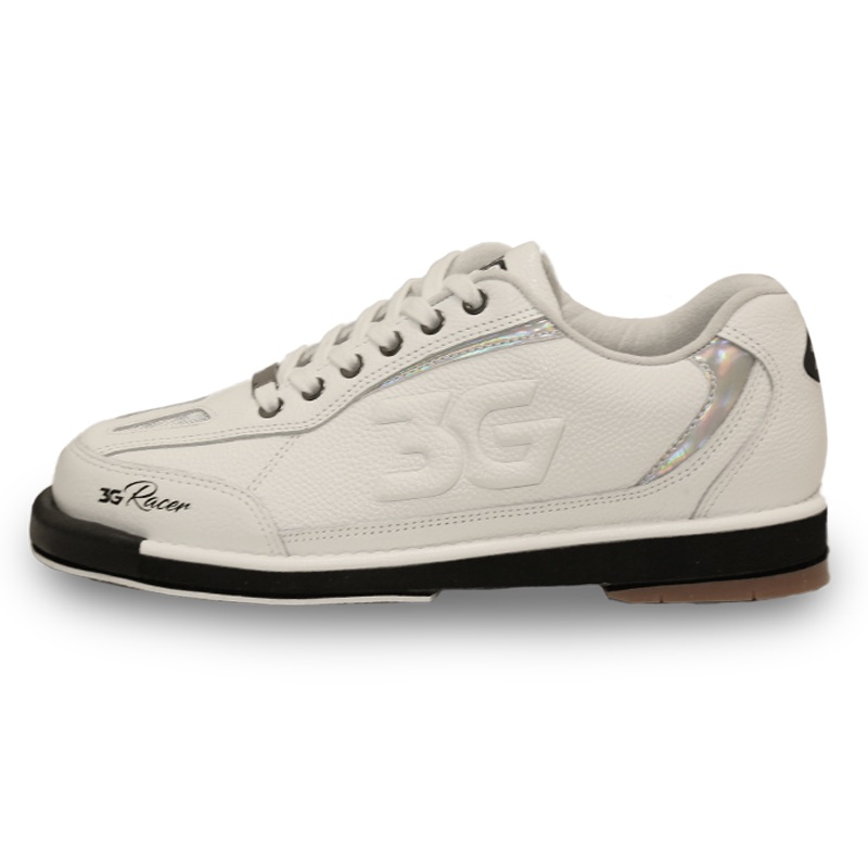 3G Racer White / Holo Mens Right Handed Bowling Shoe