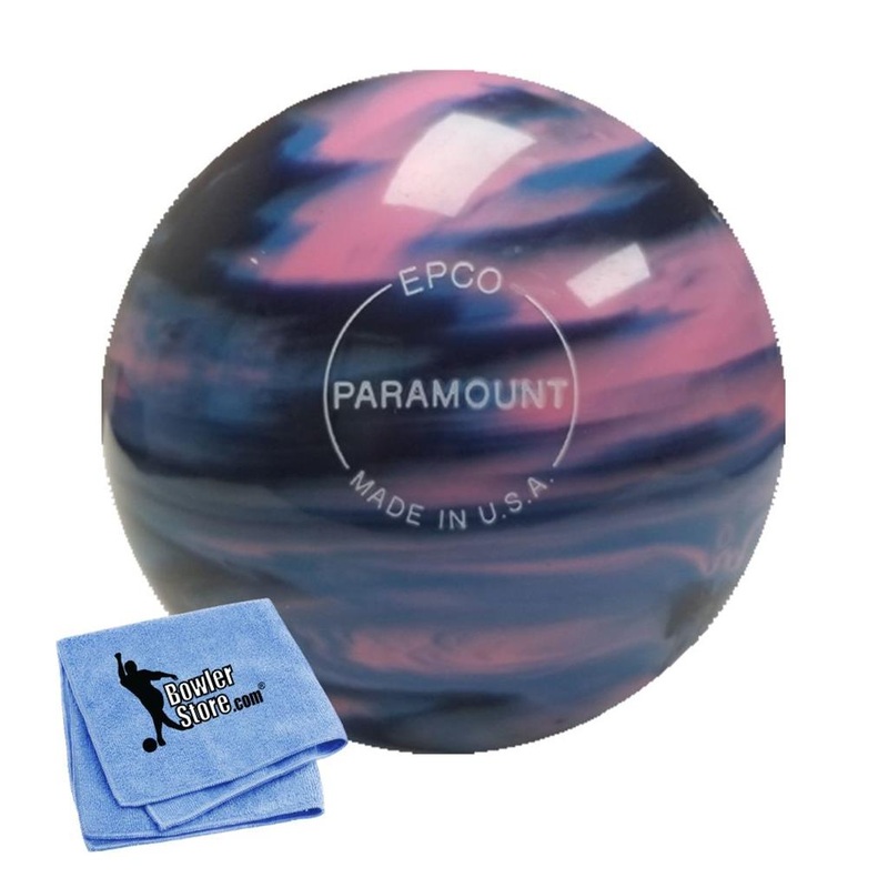 EPCO Duckpin Bowling Ball- Marbleized – Navy, Light Blue & Pink (4 3/4 inch- 3lbs. 8 oz.) 1 Ball