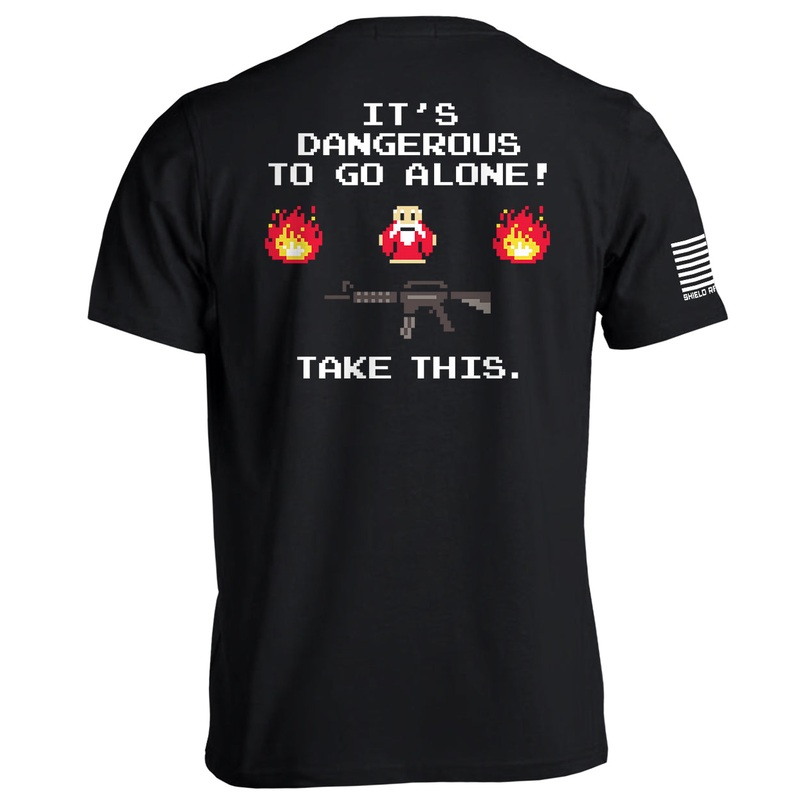 It’s Dangerous to Go Alone|Tee|Comfort Colors Long Sleeve|Hoodie|Black|Navy|Ox Blood