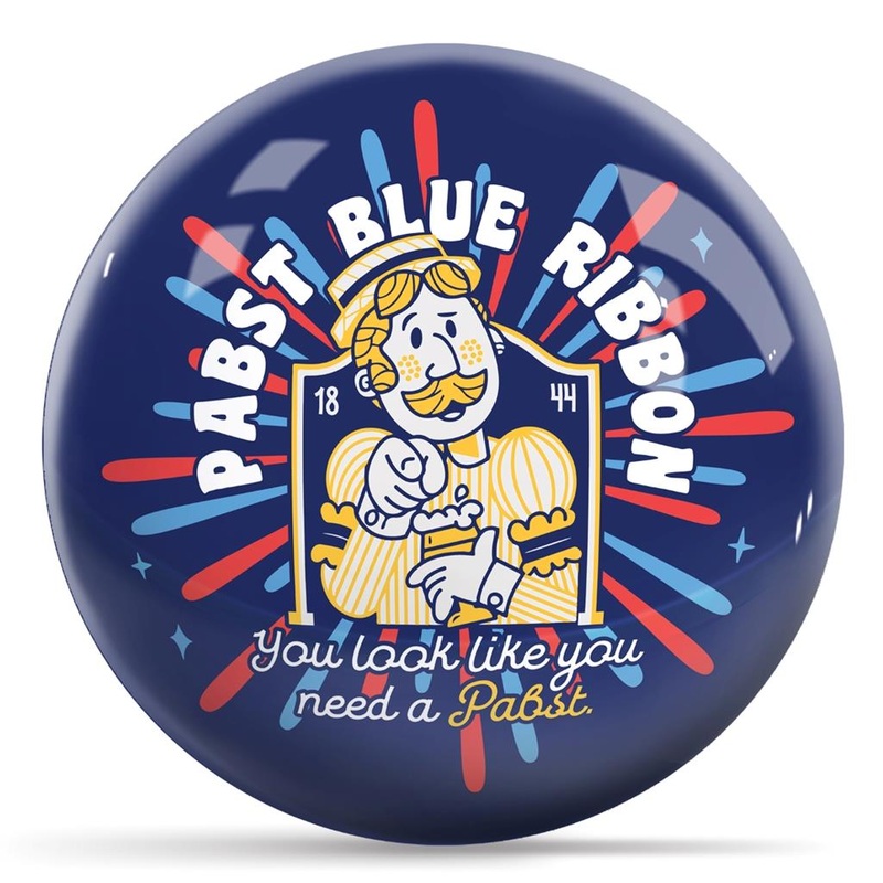 Need A Pabst Bowling Ball (Pabst Blue Ribbon) – Blue
