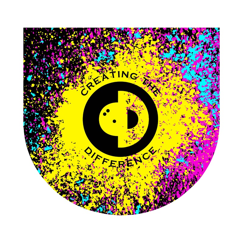 Neon Spray Black Bowling Ball Bag