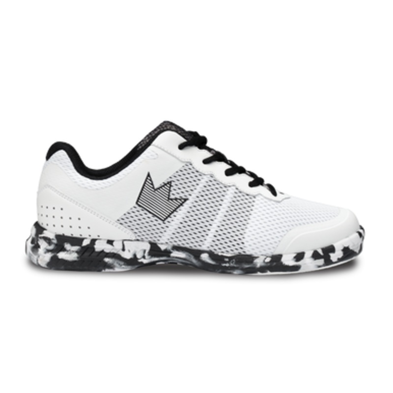 Brunswick Fuze Chaos Mens Bowling Shoes White/Grey