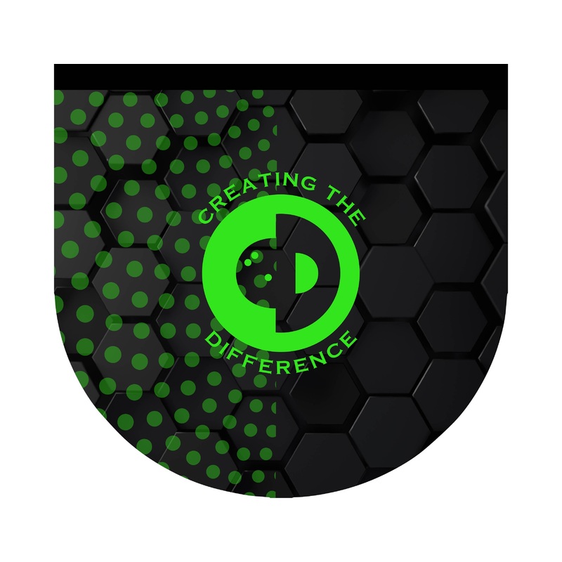 Green Dot Hex Bowling Ball Bag