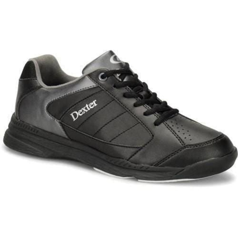 Prime Day Deal Dexter Mens Ricky IV Black/Alloy Bowling Shoes