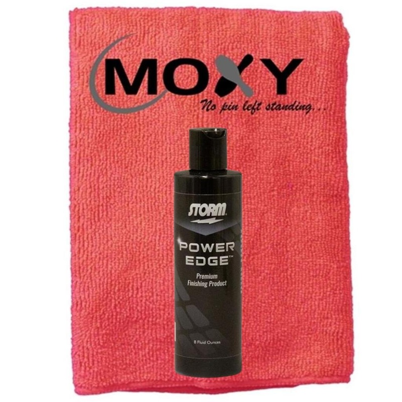 Storm Power Edge – 8oz with Moxy Micro Fiber Cleaning Towel (Red)