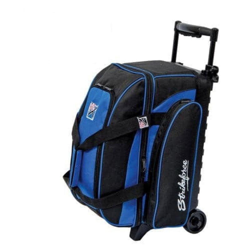 KR Strikeforce Eliminator 2 Ball Double Roller Royal Bowling Bag