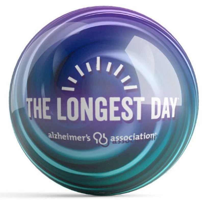 OnTheBallBowling Alzheimer’s Assoc The Longest Day Ball Bowling Ball