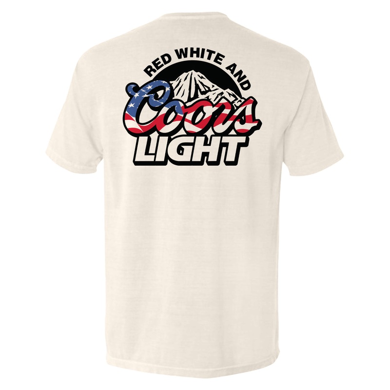 Red White And Coors Light|Comfort Colors Pocket Tee|Tee|Comfort Colors Long Sleeve|Hoodie|Ivory|White|Sport Grey|Black|Navy|Sand