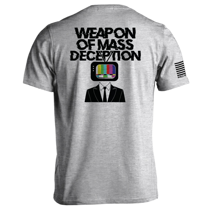 Weapon Of Mass Deception|Tee|Comfort Colors Pocket Tee|Comfort Colors Long Sleeve|Hoodie|Black|Sport Grey|White|Ivory|Sand|Army