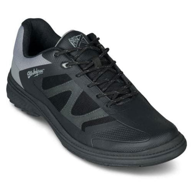 KR Strikeforce Mens Epic Black Charcoal Right Hand Bowling Shoes