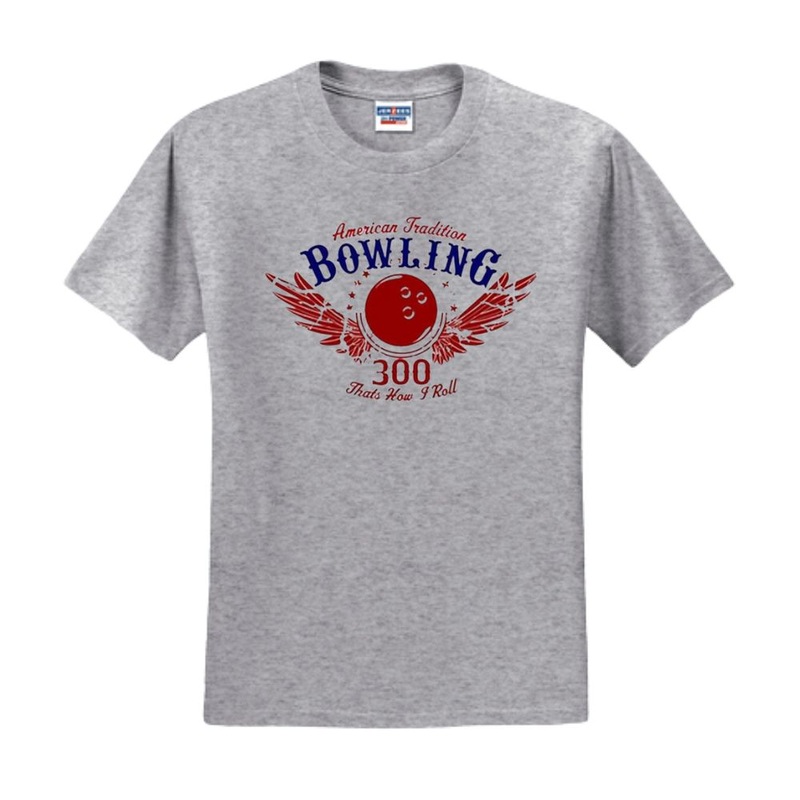 That’s How I Roll Bowling T-Shirt – Gray