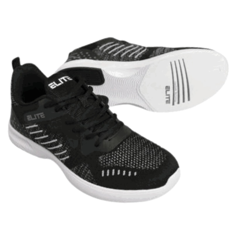 ELITE Men’s Freedom Athletic Lace Up Bowling Shoes with Universal Sliding Soles for Right or Left Handed Bowlers