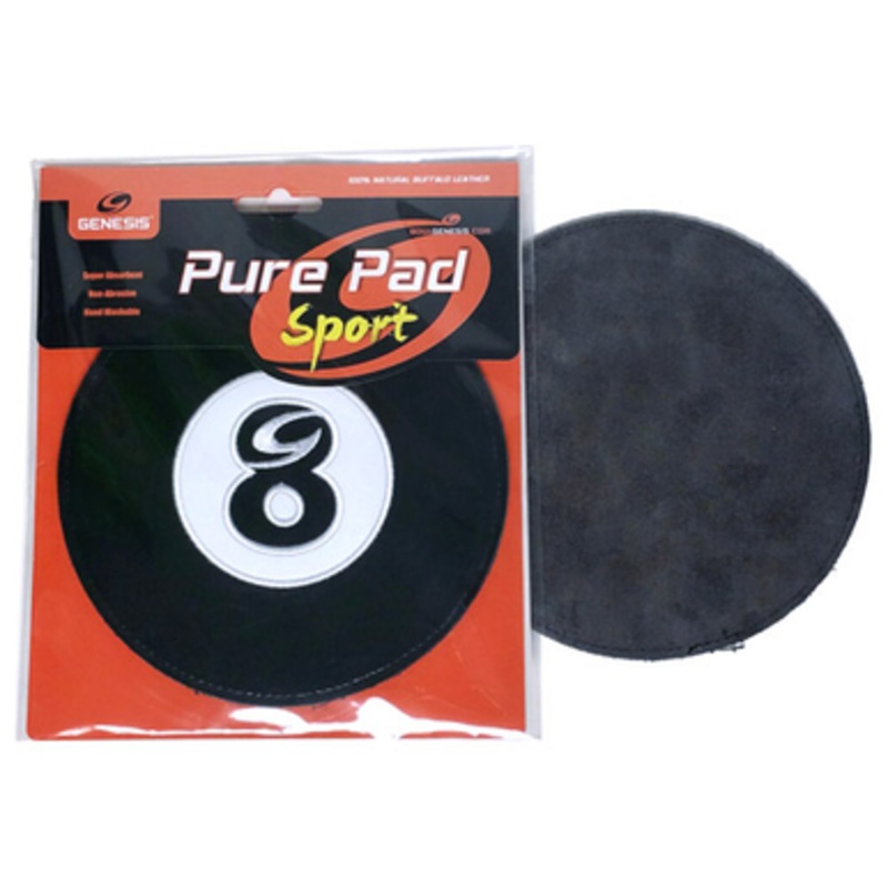 Genesis Pure Pad Sport Leather Wipe 8-Ball Billiards