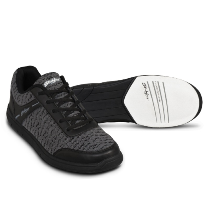 KR Strikeforce Men’s Flyer Mesh Lite Bowling Shoes – Black/Steel – Wide