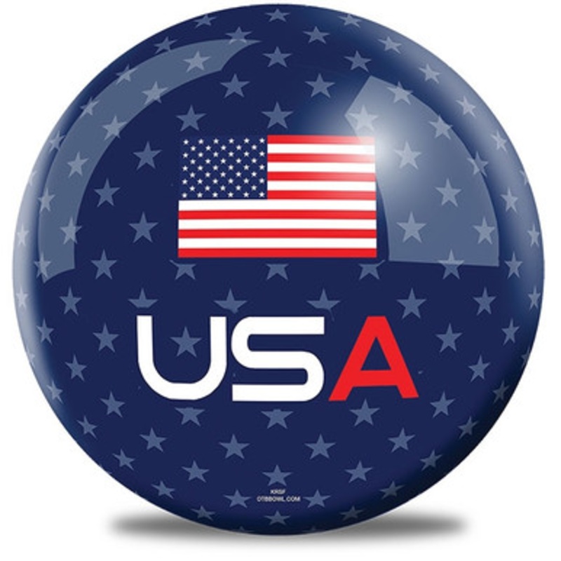 KR Strikeforce USA Flag Bowling Ball