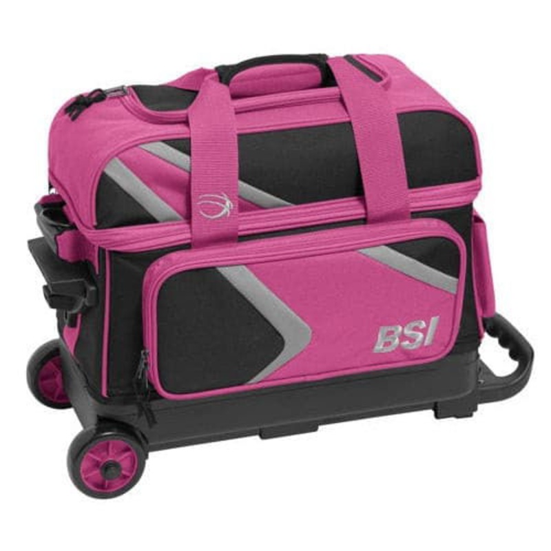 BSI Dash Double Roller Black/Pink Bowling Bag