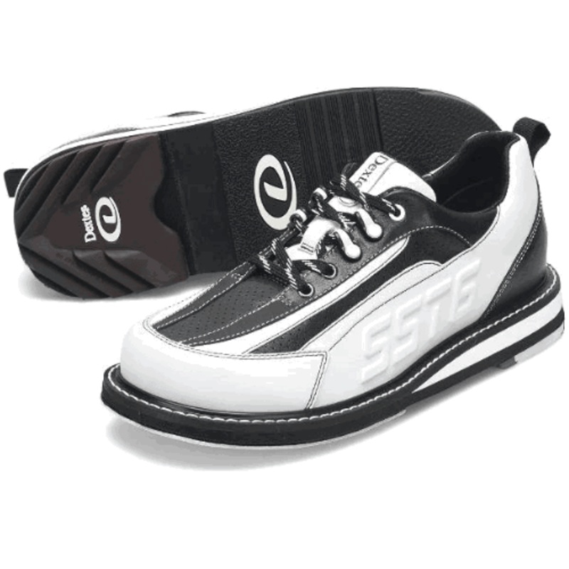 Dexter Mens SST 6 Hybrid LE White/Black Right Hand Wide Bowling Shoes