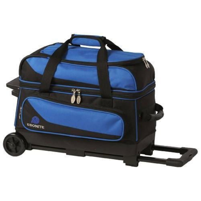 Ebonite Transport 2 Ball Roller Blue Bowling Bag