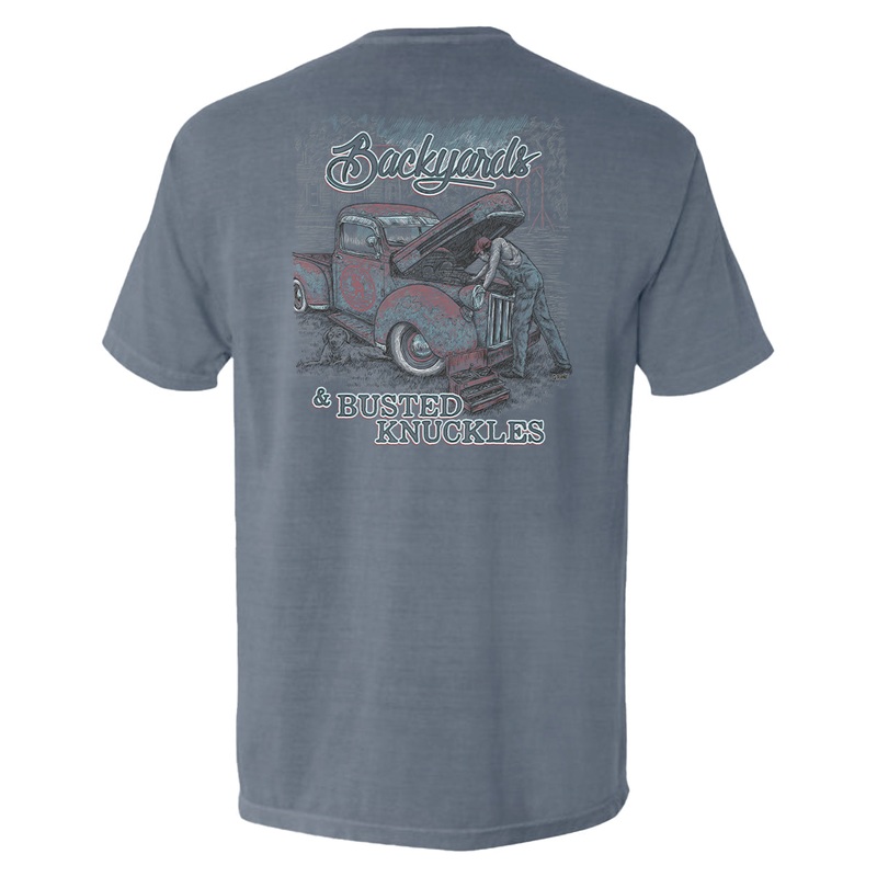 Backyards and Busted Knuckles Pocket Tee
