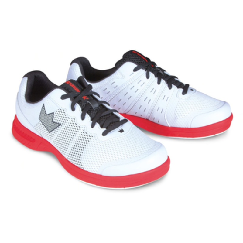 Brunswick Fuze Mens Bowling Shoes White/Red