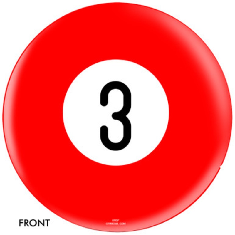 OTBB 3 Ball Red Bowling Ball