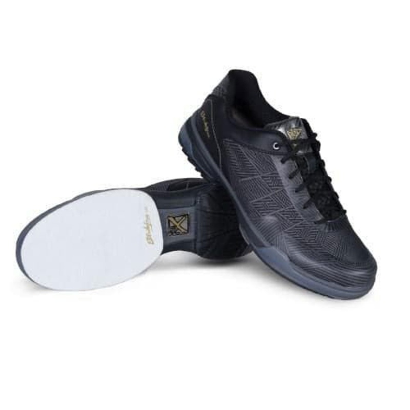 KR Strikeforce Mens Rage Gunmetal Black Right Hand Wide Width Bowling Shoes