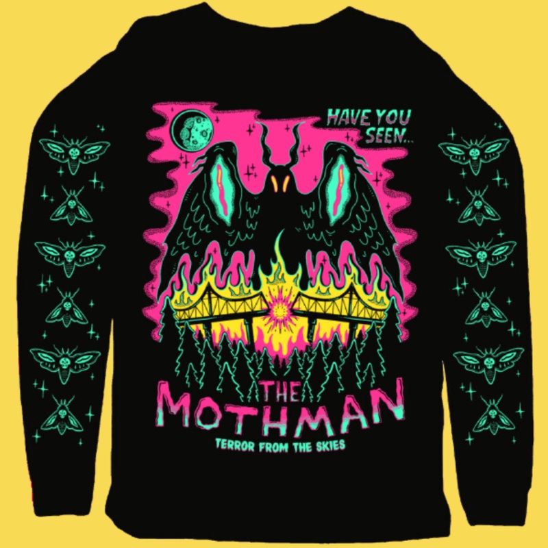 ‘Mothman’ Sweatshirt|Small|Medium|Large|X-Large|2XL