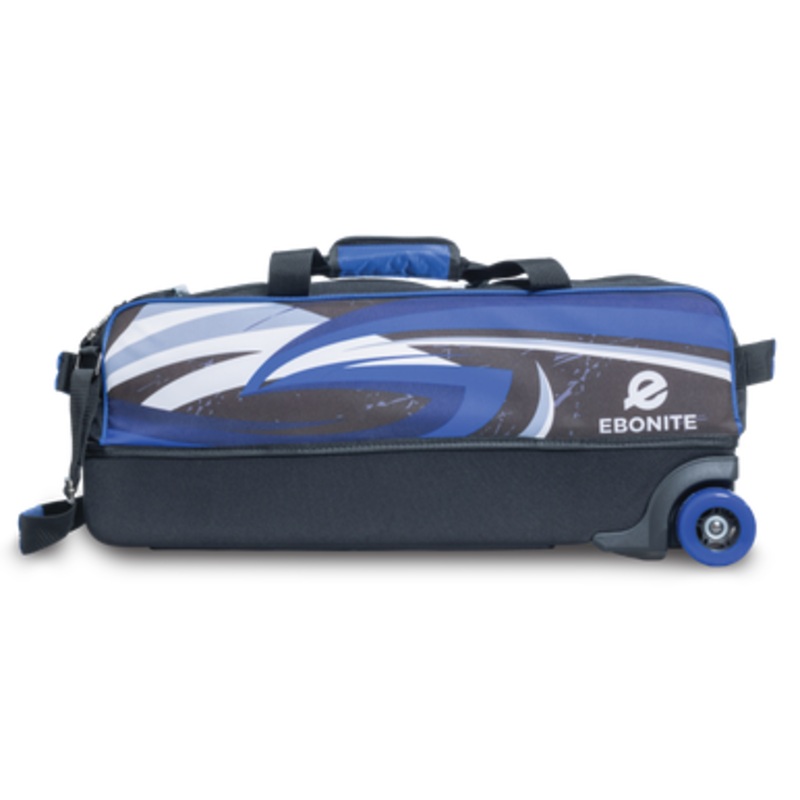 Ebonite Dye-Sub Triple Tote Roller Bag Blue