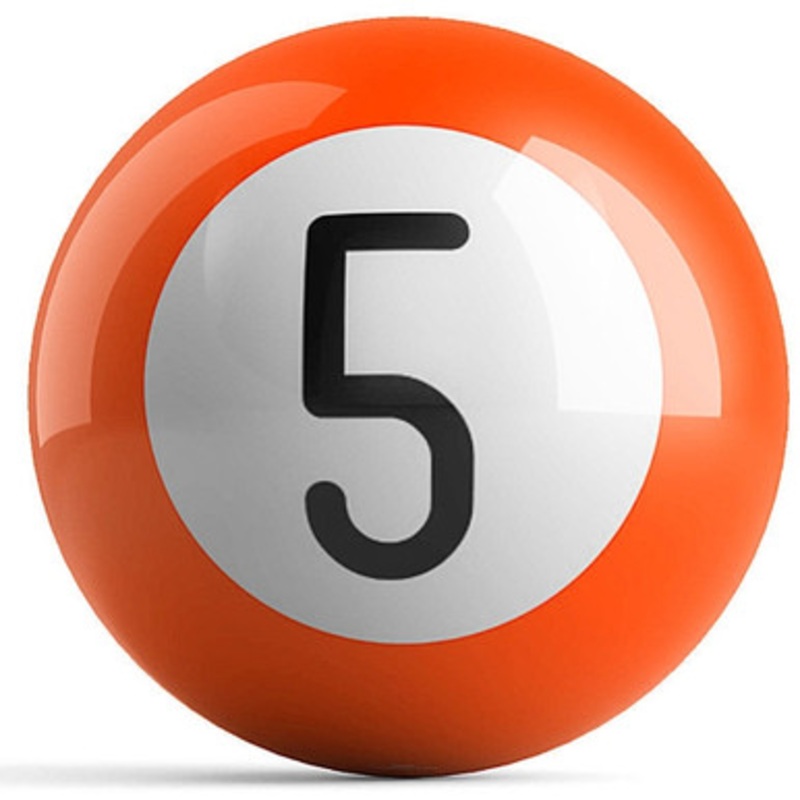 OTBB 5 Ball Orange Bowling Ball