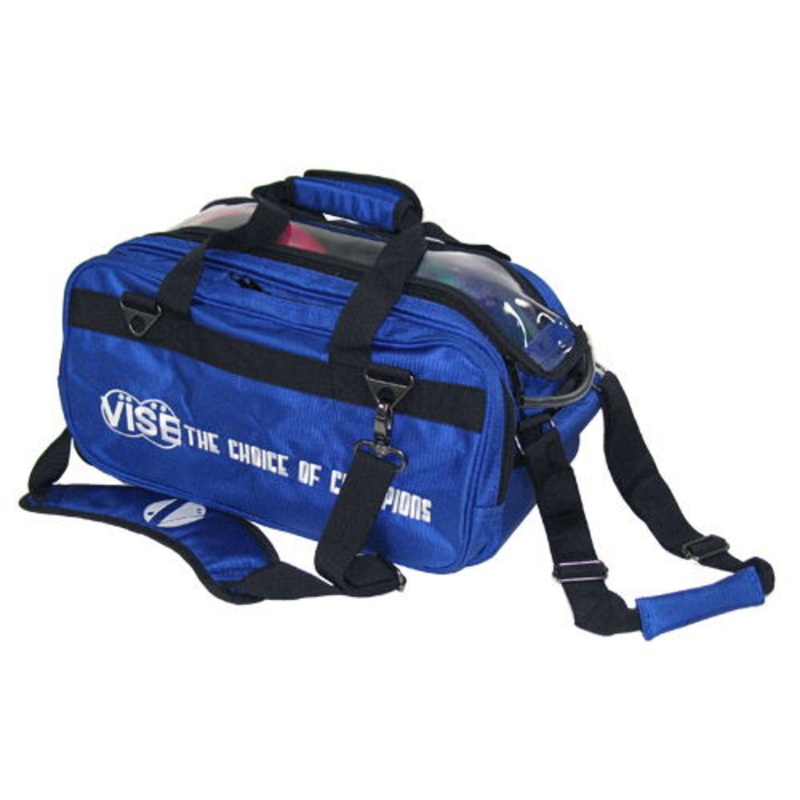 VISE 2 Ball Clear Top Tote Roller Blue