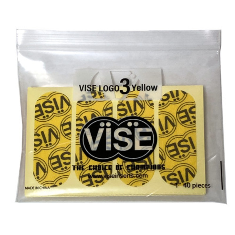 Vise Logo Tape – 1 – Yellow (#3 Quick) – 40 Pieces