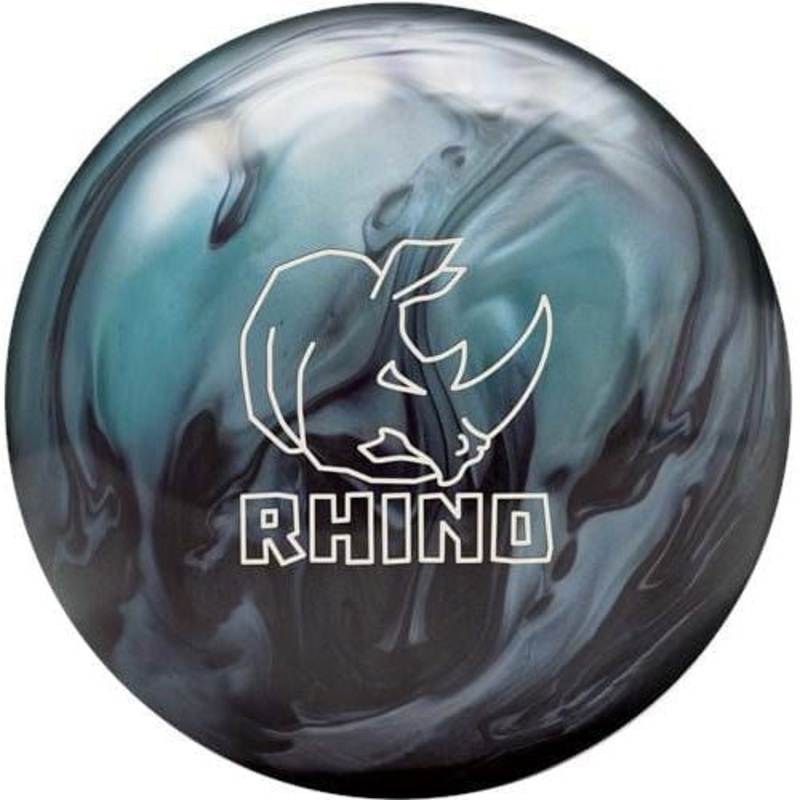 Brunswick Rhino Metallic Blue Black Pearl Bowling Ball