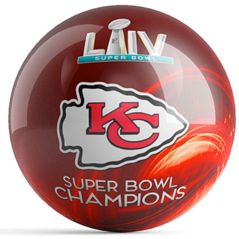 OTBB Super Bowl LIV Champions Chiefs V1 Bowling Ball