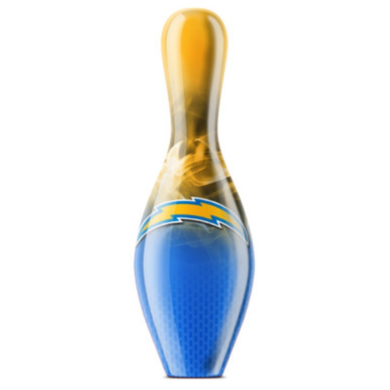 OTBB NFL on Fire Los Angeles Chargers Bowling Pin
