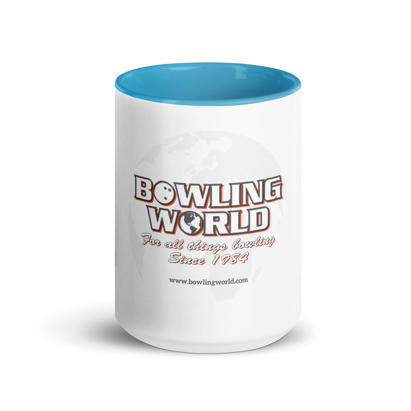 White/Blue Ceramic Mug 15oz.