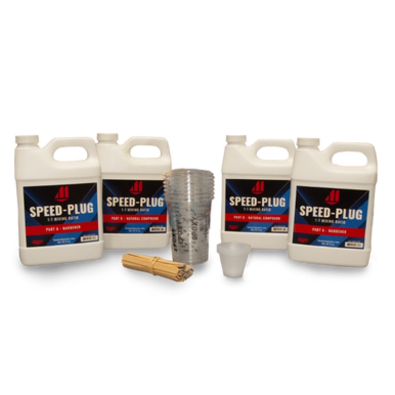 Master Speed Plug Natural Ball Plug 1 Gallon Kit