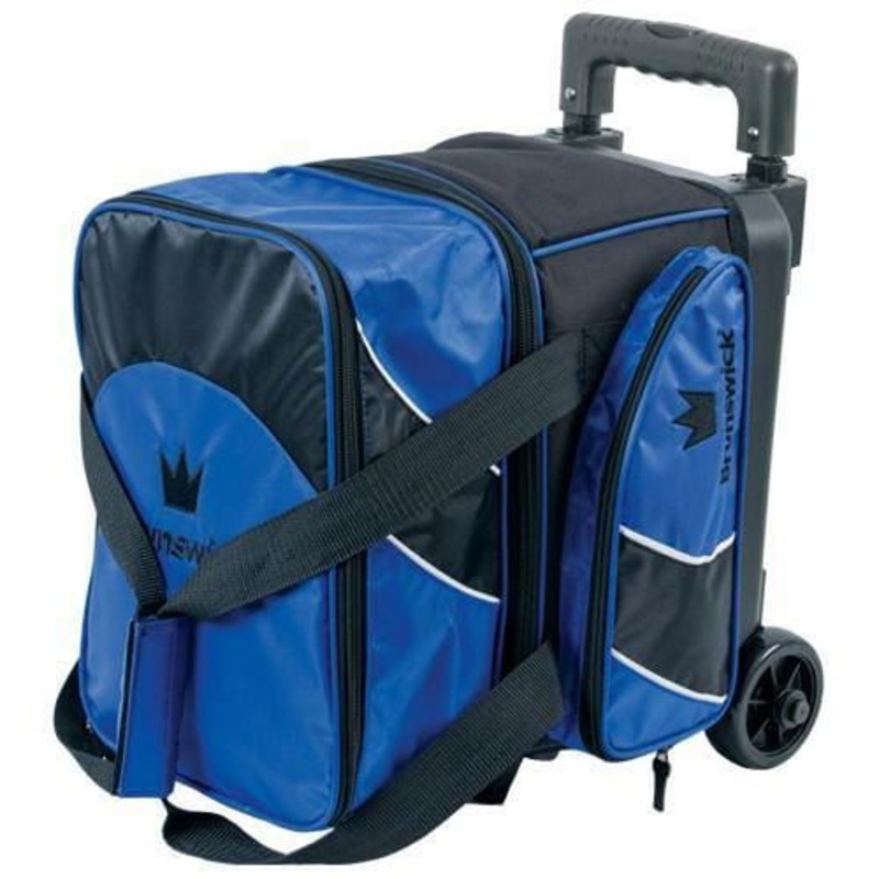 Brunswick Edge Single Roller Blue Bowling Bag