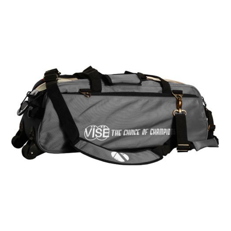 Vise 3 Ball Clear Top Roller/Tote Grey