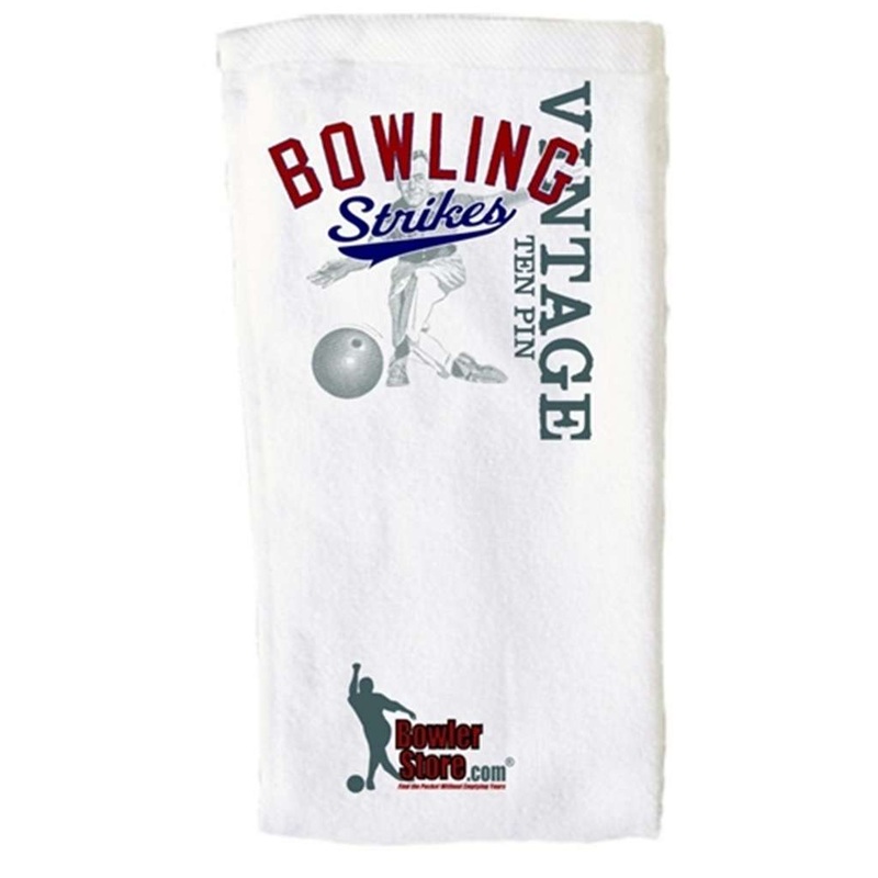 Bowling Strikes Vintage Bowling Towel