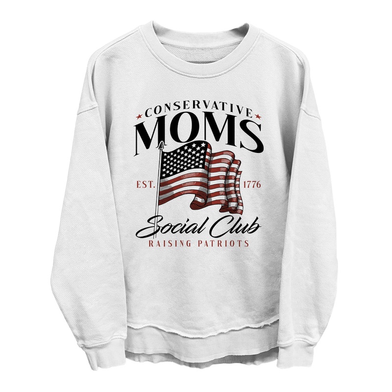 Conservative Moms Social Club|Coastal Terry Poncho|Comfort Colors Pocket Tee|Tee|Comfort Colors Long Sleeve|Hoodie|Relaxed Waffle Long Sleeve|White|Tapioca|Ivory|Sport Grey|Tan|Black|Navy|True Navy|Sand|Stone Grey