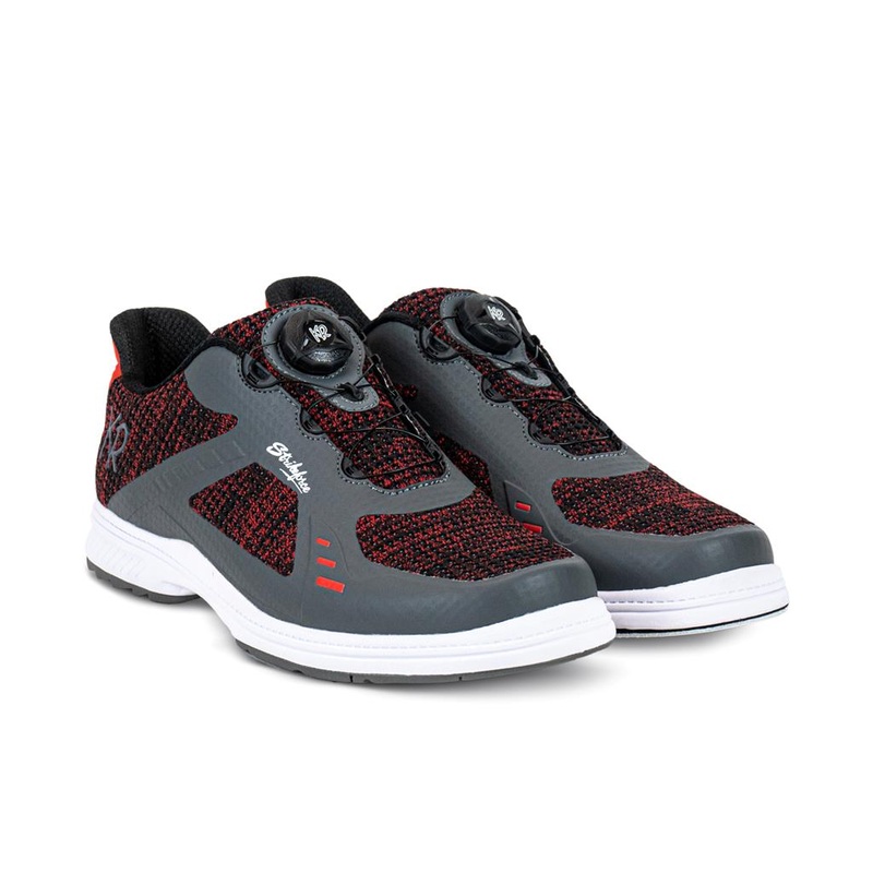 KR Strikeforce Men’s Jet FT Right Hand Bowling Shoe – Black/Red/Grey