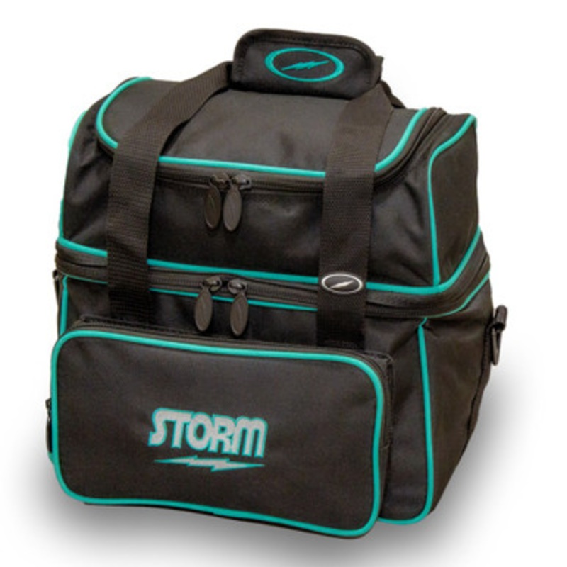 Storm Flip Tote 1-Ball Bowling Bag Black/Seafoam