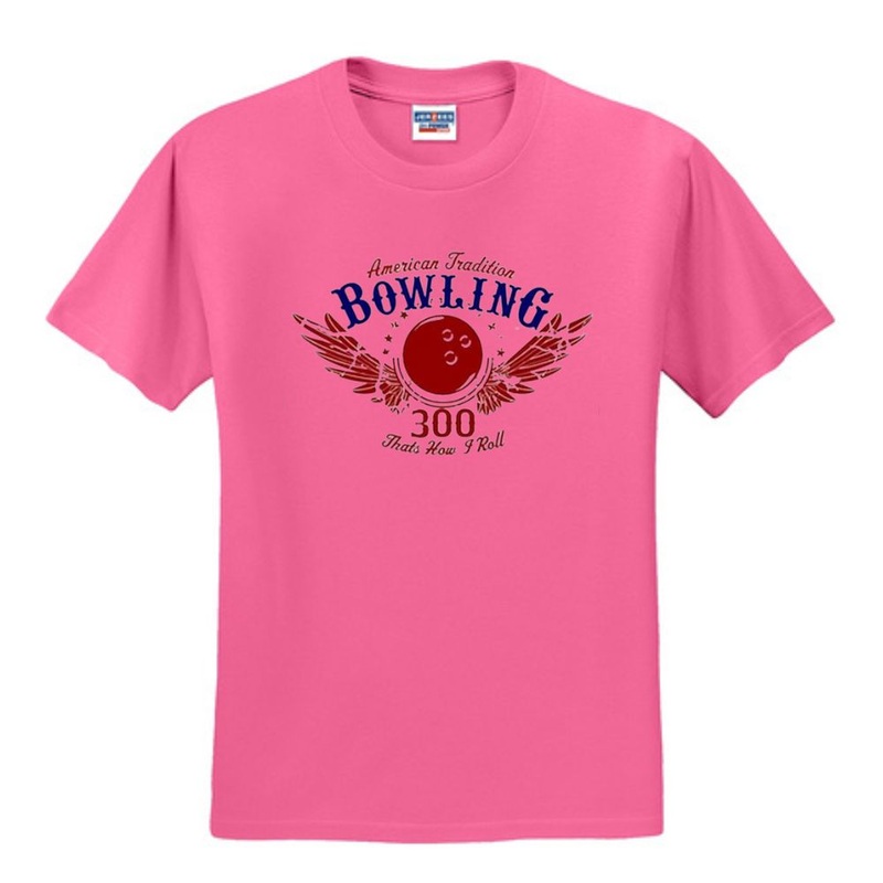 That’s How I Roll Bowling T-Shirt- Pink