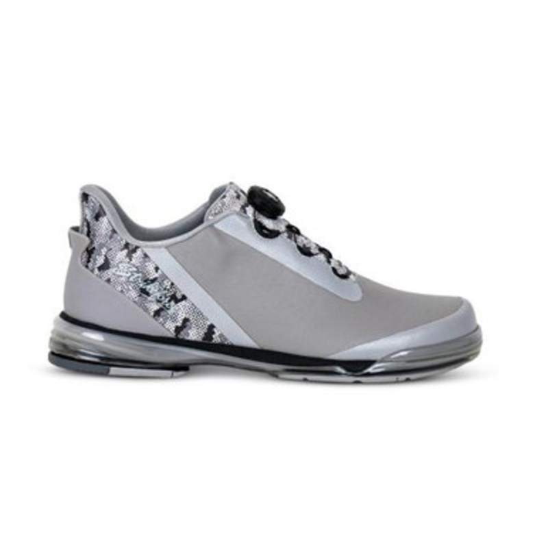 KR Strikeforce Unisex TPC Hype Bowling Shoes Grey Camo Right Hand