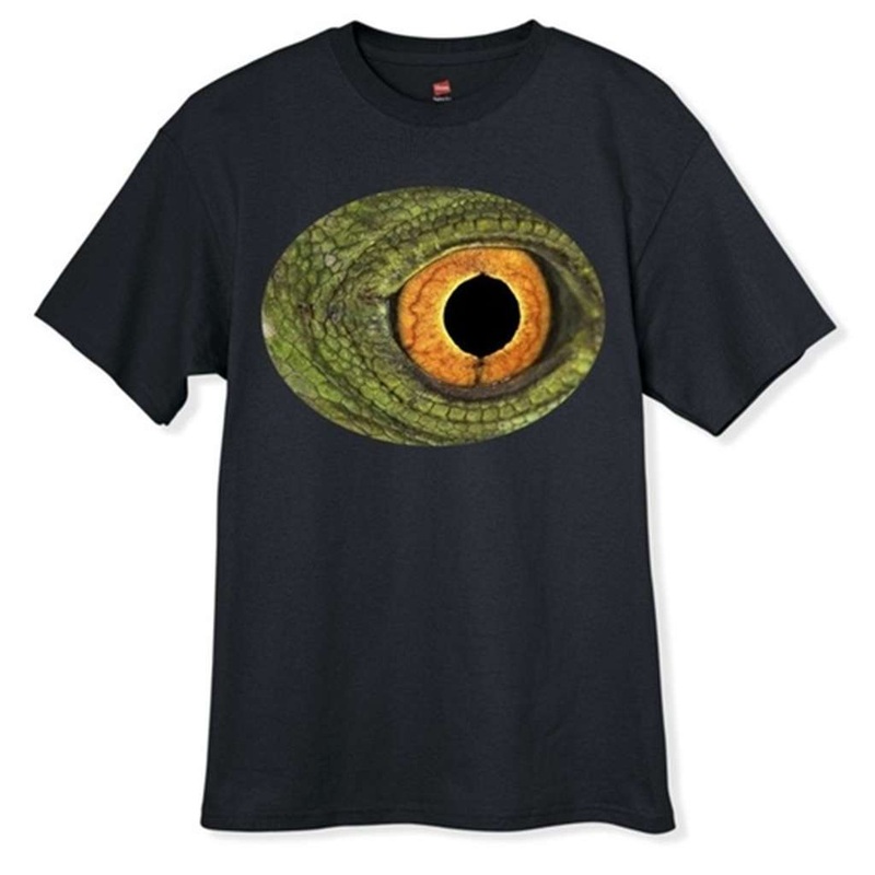 Lizard Eye T-Shirt|Large|Medium|Small|X-Large|XX-Large|XXX-Large|XXXX-Large|Youth Large|Youth Medium|Youth Small|Youth X-Large|Youth X-Small|Black|Light Steel|White
