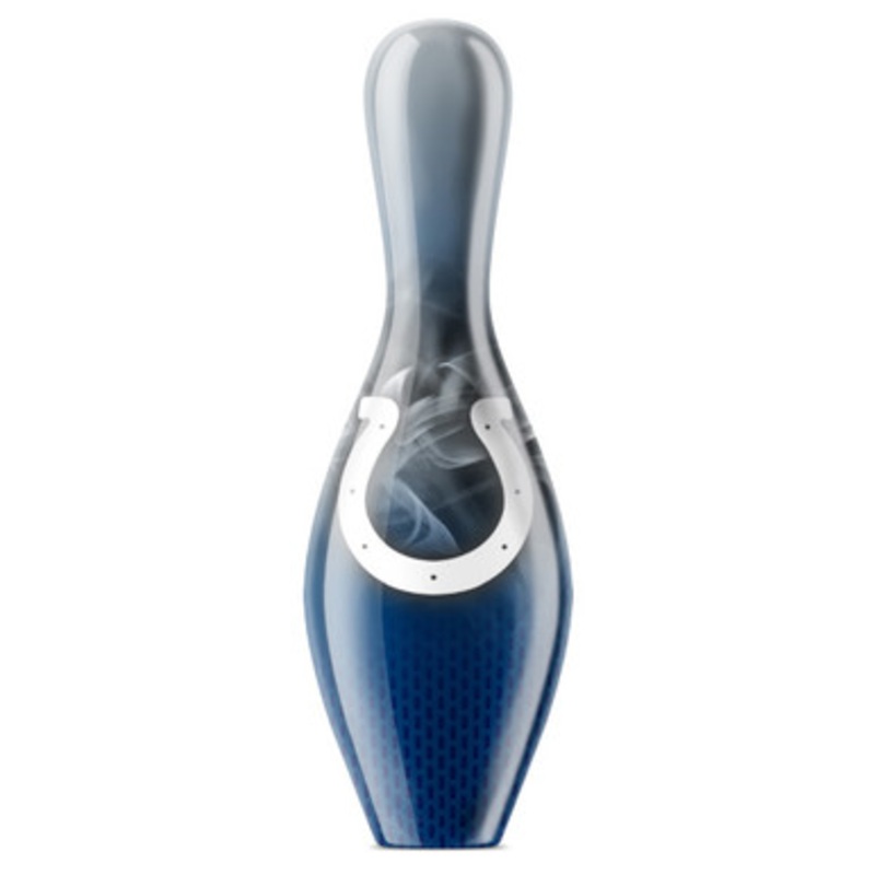 OTBB NFL on Fire Indianapolis Colts Bowling Pin