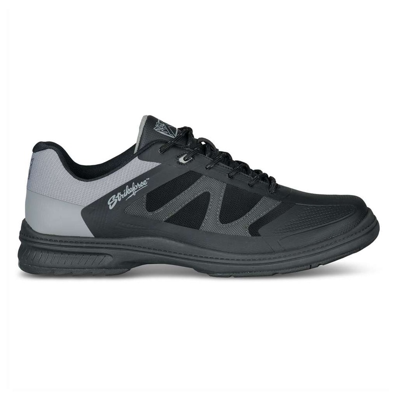 KR Strikeforce Mens Epic Bowling Shoes WIDE – Black/Charcoal