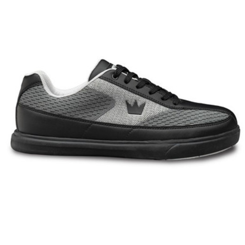 Brunswick Renegade Mesh Mens Bowling Shoes Grey/Black WIDE