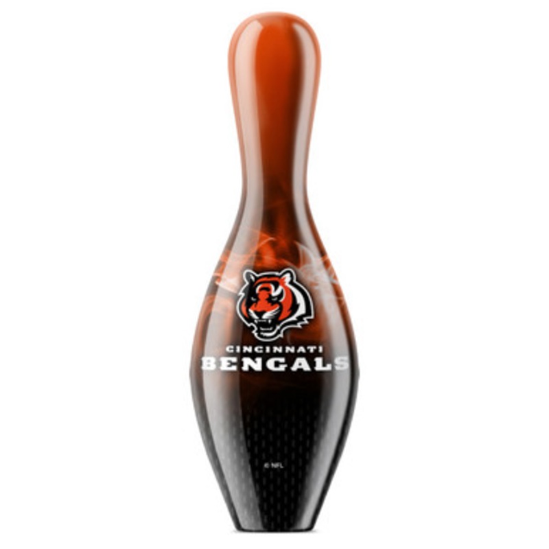 OTBB NFL on Fire Cincinnati Bengals Bowling Pin