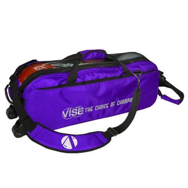 Vise 3-Ball Tote Clear Top – Purple